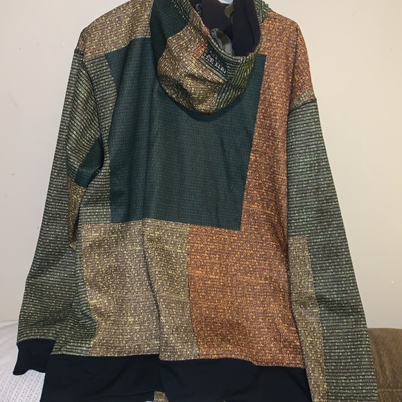 Fifty 24SF Upper Playground NYSE Stock Market jacket l SZ XXL AOP Vintage Art - Picture 7 of 10